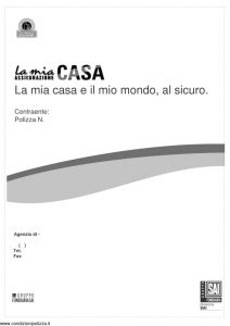 Fondiaria Sai - La Mia Assicurazione Casa - Modello 1921lb Edizione nd [82P]