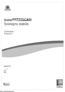 Fondiaria Sai - La Mia Assicurazione Fabbricati Sostegno Stabile - Modello 11342 Edizione 11-2006 [50P]