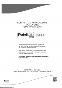 Fondiaria Sai - Retail Piu' Casa Smart - Modello 1941 Edizione 12-2010 [66P]