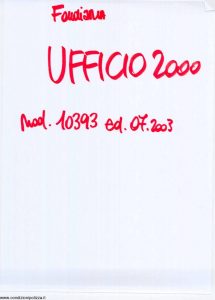 Fondiaria Sai - Ufficio 2000 - Modello 10393 Edizione 07-2003 [SCAN] [39P]