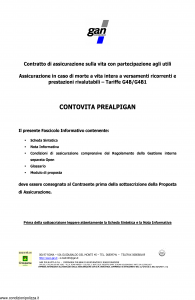 Gan - Contovita Prealpigan - Modello 150313-1 Edizione 03-2006 [23P]