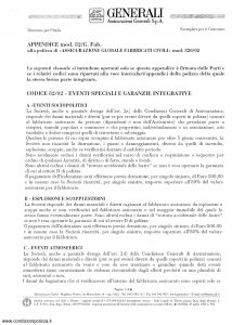 Generali - Appendice Globale Fabbricati Civili - Modello 82g Edizione nd [SCAN] [6P]