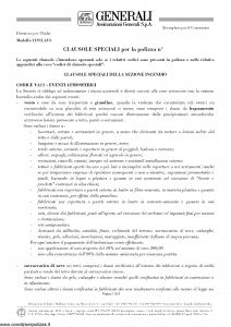 Generali - Clausole Speciali - Modello 119claus Edizione nd [8P]