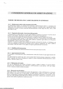 Generali - Condizioni Generali Di Assicurazione - Modello nd Edizione nd [SCAN] [15P]