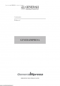 Generali - Generaimpresa Responsabilita' Civile Prodotti - Modello pmi09-02 Edizione nd [6P]