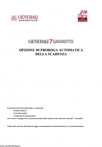 Generali - Generali 7 Garantito - Modello gvdg7g Edizione 01-06-2009 [34P]