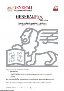 Generali - Generali Piu' & Prima - Modello gvgpp Edizione 12-2011 [28P]