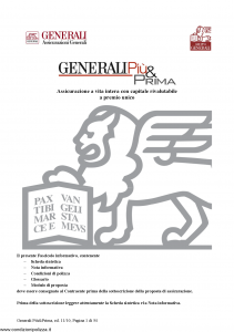 Generali - Generali Piu' & Prima - Modello gvpdp Edizione 12-11-2010 [44P]