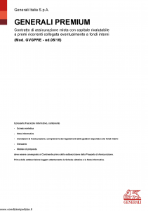 Generali - Generali Premium - Modello gvgpre Edizione 29-05-2015 [98P]