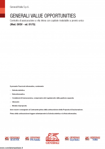 Generali - Generali Value Opportunities - Modello gvgv Edizione 01-01-2015 [48P]