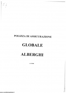 Generali - Globale Alberghi - Modello nd Edizione 08-2000 [SCAN] [28P]