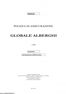 Generali - Globale Alberghi - Modello nd Edizione nd [32P]