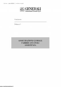Generali - Globale Fabbricati Civili Assistenza - Modello gl04a-01 Edizione nd [6P]