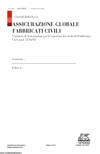 Generali - Globale Fabbricati Civili - Modello gl02-05 Edizione 15-11-2014 [24P]