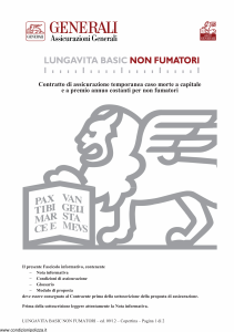 Generali - Lungavita Basic Non Fumatori - Modello gvpvnfe Edizione 09-2012 [22P]