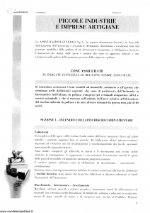 Generali - Piccole Industrie E Imprese Artigiane - Modello re08e-01 Edizione nd [SCAN] [24P]