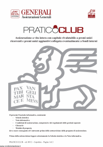Generali - Pratico Club - Modello gvpc Edizione 03-09-2012 [86P]