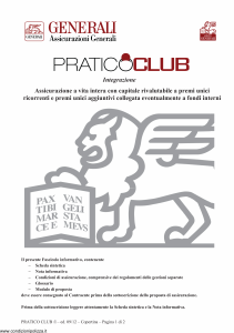 Generali - Pratico Club - Modello gvpci Edizione 03-09-2012 [86P]