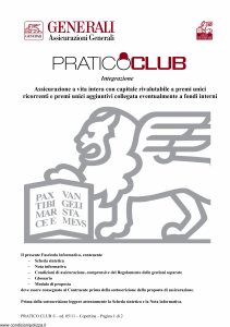 Generali - Pratico Club - Modello gvpci Edizione 31-05-2011 [68P]