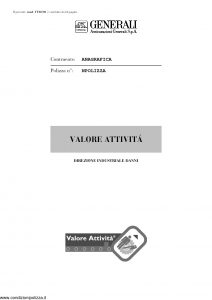 Generali - Valore Attivita' - Modello vt08-02 Edizione nd [64P]