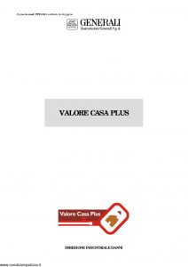 Generali - Valore Casa Plus - Modello vp01-02 Edizione nd [62P]