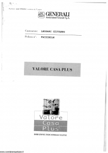 Generali - Valore Casa Plus - Modello vp03-02 Edizione nd [SCAN] [38P]