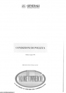 Generali - Valore Commercio - Modello pi48-20 Edizione 04-1998 [SCAN] [64P]