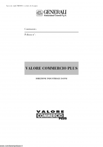 Generali - Valore Commercio Plus - Modello vk01-01 Edizione nd [46P]