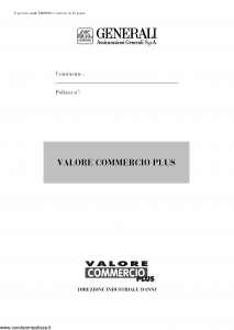 Generali - Valore Commercio Plus - Modello vk03-02 Edizione nd [30P]