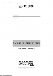Generali - Valore Commercio Plus - Modello vk09-02 Edizione nd [24P]