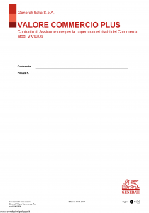 Generali - Valore Commercio Plus - Modello vk10-06 Edizione 01-06-2017 [44P]