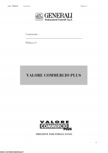 Generali - Valore Commercio Plus Sezione Spese Legali E Peritali - Modello vk08-02 Edizione nd [10P]