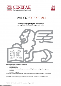 Generali - Valore Generali - Modello gvvalgen Edizione 06-2013 [26P]