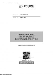 Generali - Valore Industria Assicurazione Responsabilita Civile - Modello virc-03 Edizione nd [12P]