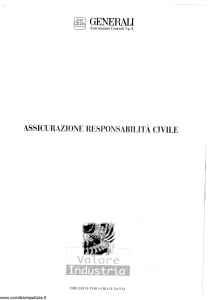 Generali - Valore Industria Responsabilita' Civile - Modello virc-02 Edizione 06-1999 [SCAN] [16P]