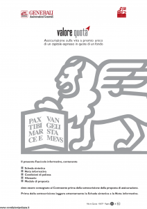 Generali - Valore Quota - Modello gvun3 Edizione 30-06-2007 [72P]
