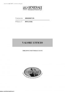 Generali - Valore Ufficio - Modello vu07 Edizione nd [40P]