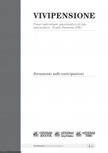 Generali - Vivipensione - Modello cr001888.314 Edizione 01-01-2014 [6P]