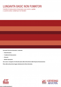 Generali Augusta - Lungavita Basic Non Fumatori - Modello gvpvnfe-augusta Edizione 05-2014 [34P]