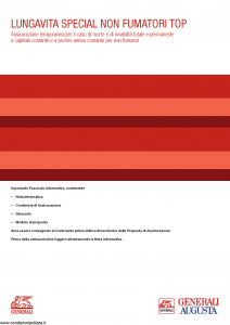 Generali Augusta - Lungavita Special Non Fumatori Top - Modello gvpvimnf-augusta Edizione 05-2014 [38P]