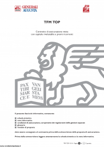 Generali Augusta - Tfm Top - Modello gvtfmt-augusta Edizione 13-01-2014 [58P]