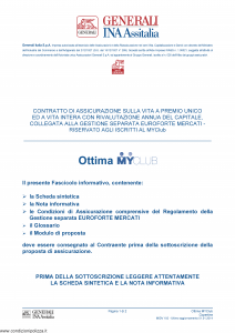 Generali Ina Assitalia - Ottima Myclub - Modello midv192 Edizione 01-01-2014 [38P]