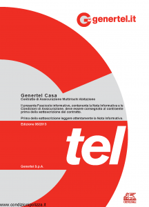 Genertel - Genertel Casa - Modello ccasa Edizione 06-2013 [32P]