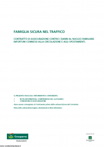 Groupama - Famiglia Sicura Nel Traffico - Modello 0006c Edizione 06-2012 [13P]