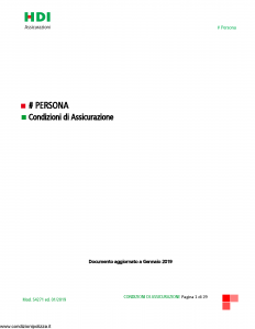 Hdi - Persona - Modello s4271 Edizione 01-2019 [34P]