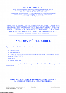 Ina Assitalia - Ancora Piu' Flessibile - Modello midv132-05 Edizione 31-03-2010 [45P]