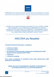 Ina Assitalia - Ancora Piu' Flessibile - Modello midv170 Edizione 31-05-2011 [46P]