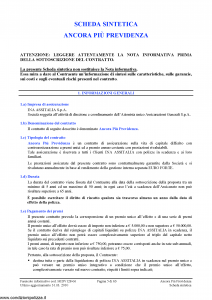 Ina Assitalia - Ancora Piu' Previdenza - Modello midv128-06 Edizione 31-03-2010 [63P]