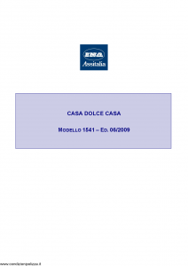 Ina Assitalia - Casa Dolce Casa - Modello 1541 Edizione 06-2009 [65P]