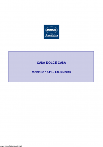 Ina Assitalia - Casa Dolce Casa - Modello 1541 Edizione 06-2010 [64P]